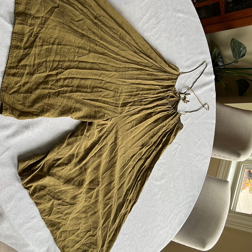 Soft, silk overalls size medium